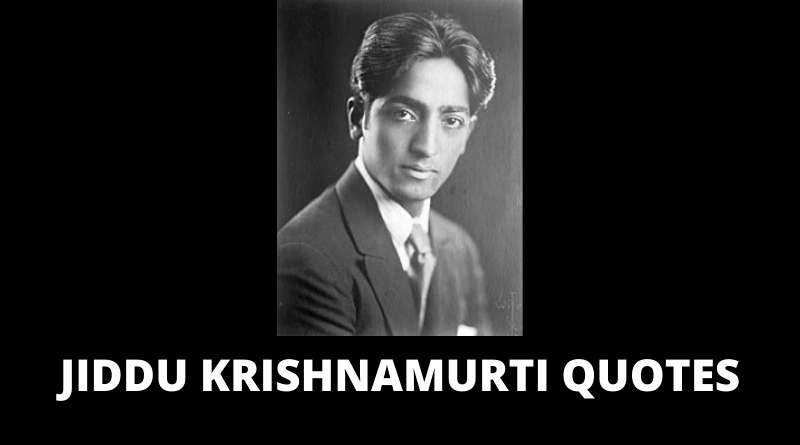 Jiddu Krishnamurti Quotes featured