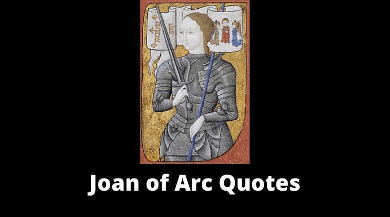 Joan of Arc Quotes featured
