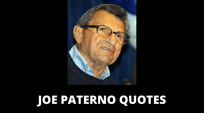 Joe Paterno quotes featured