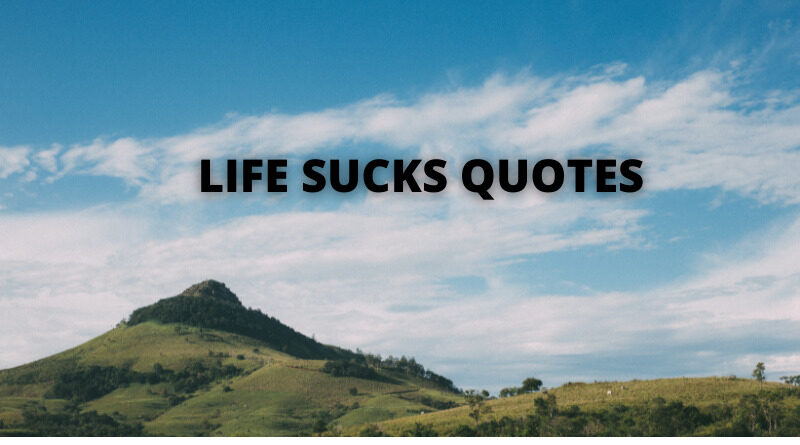 Life Sucks Quotes featured