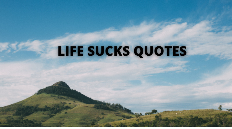 Life Sucks Quotes featured