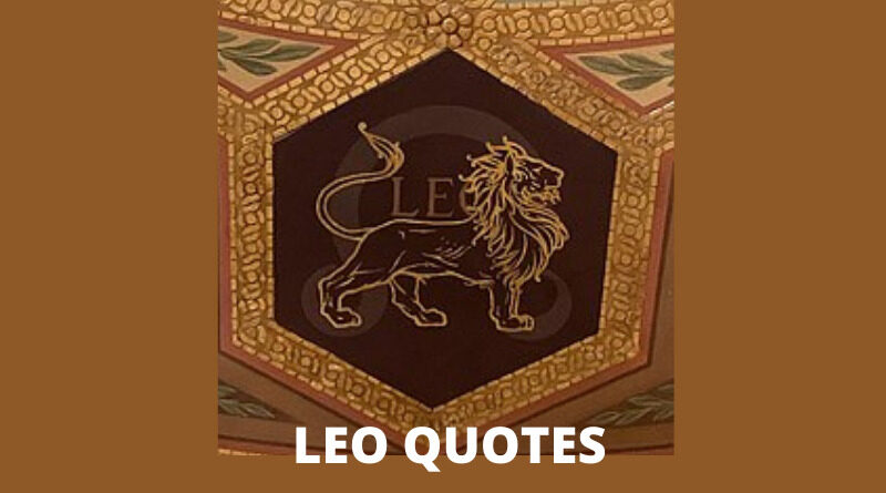 Leo Quotes Featured