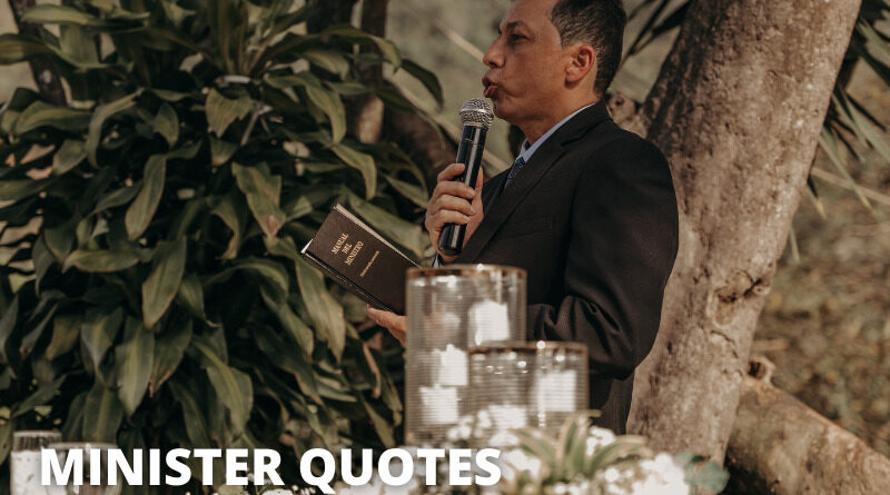 MINISTER QUOTES featured