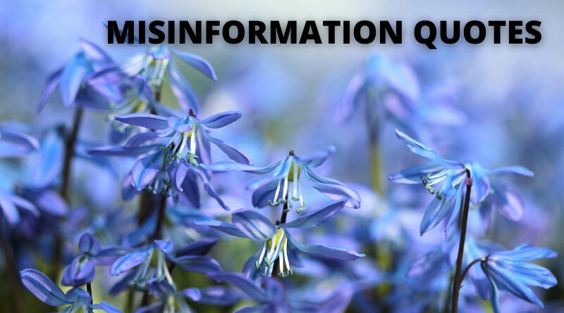 MISINFORMATION QUOTES FEATURED