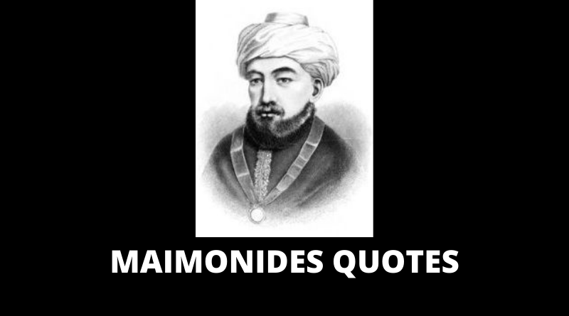 Maimonides quotes featured
