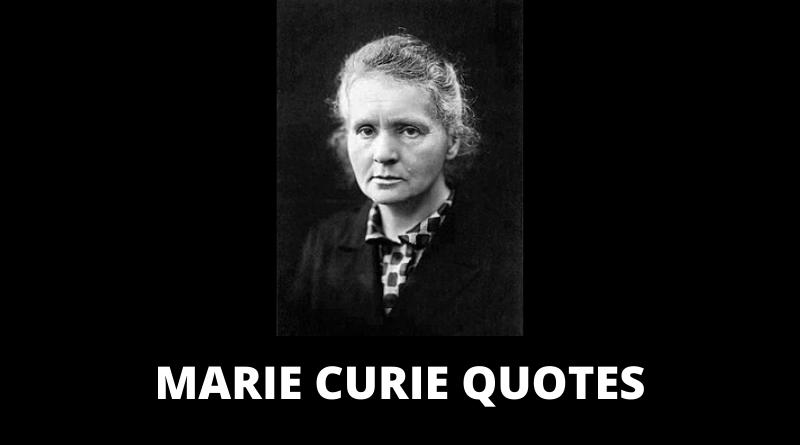 Marie Curie quotes featured