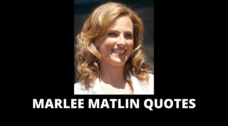 Marlee Matlin quotes featured
