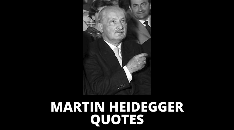 Martin Heidegger quotes featured
