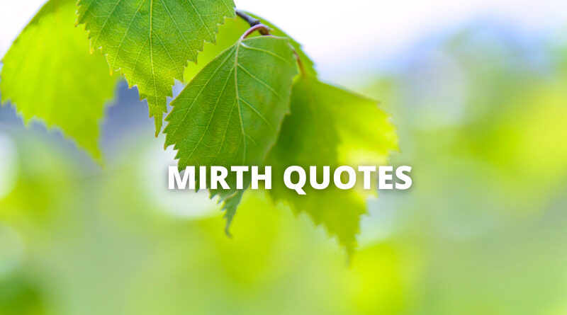 Mirth Quotes Featured