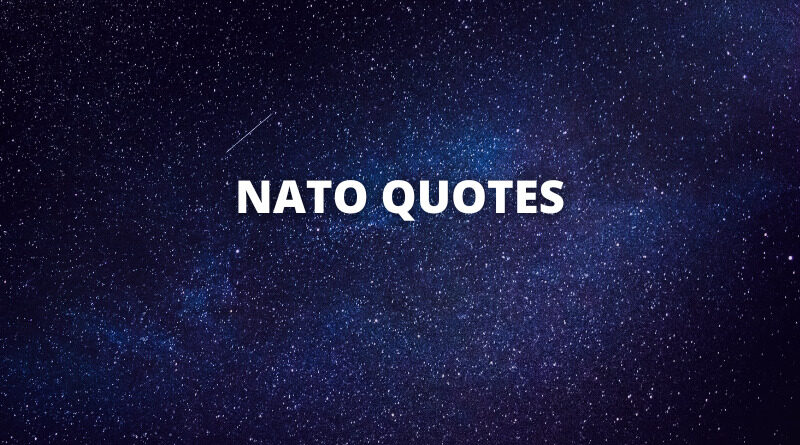 NATO quotes featured