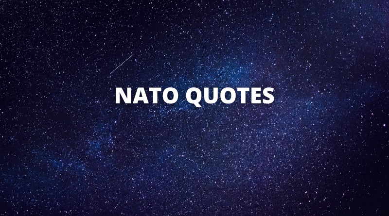 NATO quotes featured