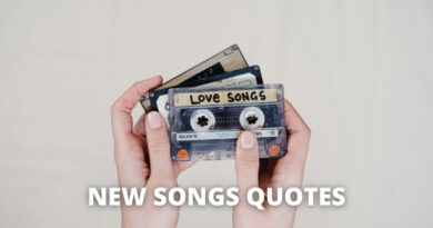 NEW SONGS QUOTES featured