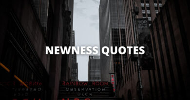 NEWNESS QUOTES featured