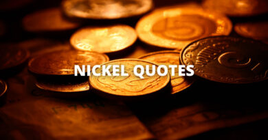 NICKEL QUOTES featured