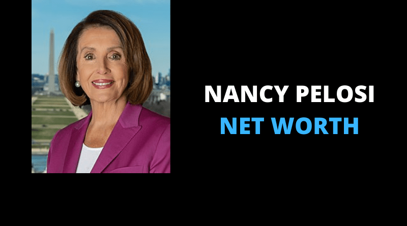 Nancy Pelosi net worth featured