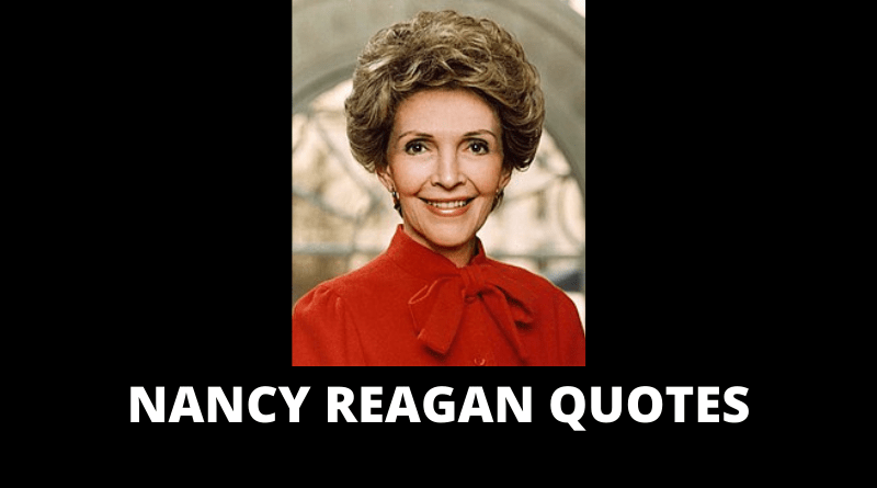 Nancy Reagan quotes featured
