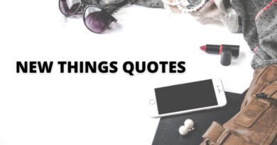 New Things quotes featured