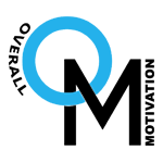 Overallmotivation BlueBlack Logo