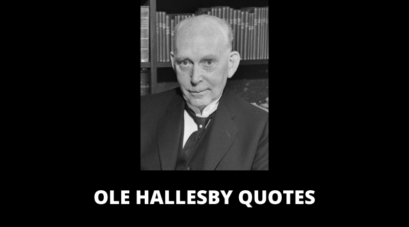 Ole Hallesby Quotes featured