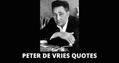 Inspirational Peter De Vries Quotes