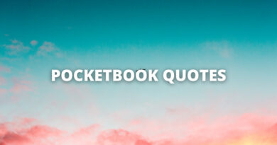 Pocketbook quotes featured