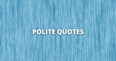 Polite quotes featured