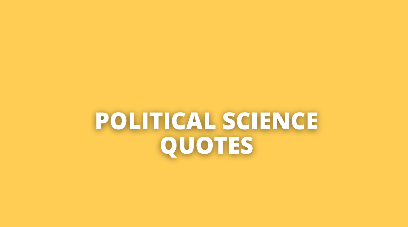 Political Science quotes featured