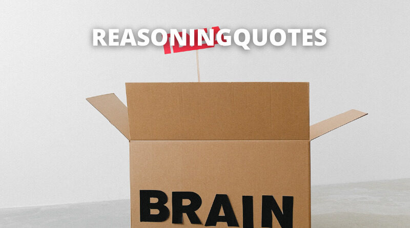 Reasoning Quotes Featured