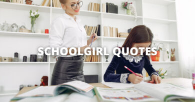 SCHOOL GIRL QUOTES featured
