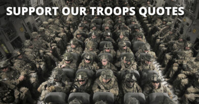 SUPPORT OUR TROOPS QUOTES FEATURED
