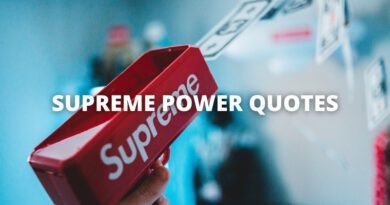 SUPREME POWER QUOTES featured