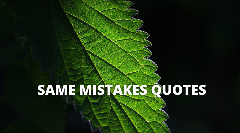 Same Mistakes quotes featured