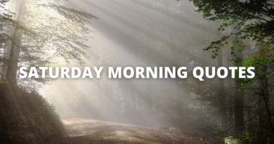 Saturday Morning Quotes featured