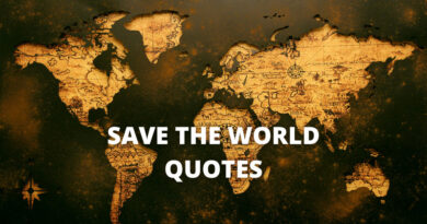 Save The World quotes featured