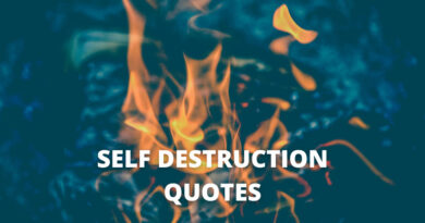 Self Destruction quotes featured