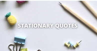 Stationary Quotes Featured