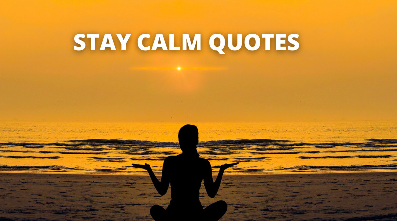 Stay Calm Quotes Featured