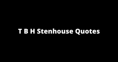 T B H Stenhouse Quotes featured
