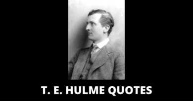 T E Hulme Quotes featured