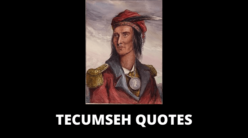 Tecumseh quotes featured