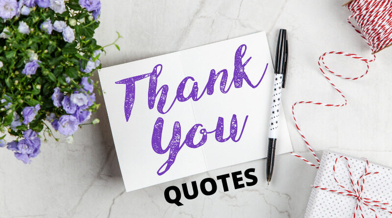 Thank You Quotes Featured