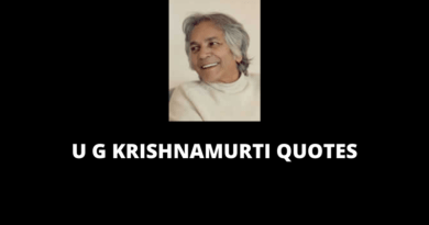 U G Krishnamurti Quotes featured
