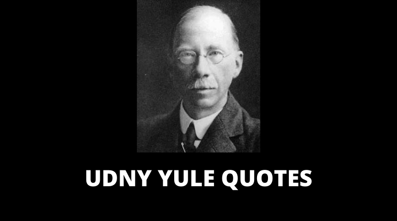 Udny Yule Quotes featured