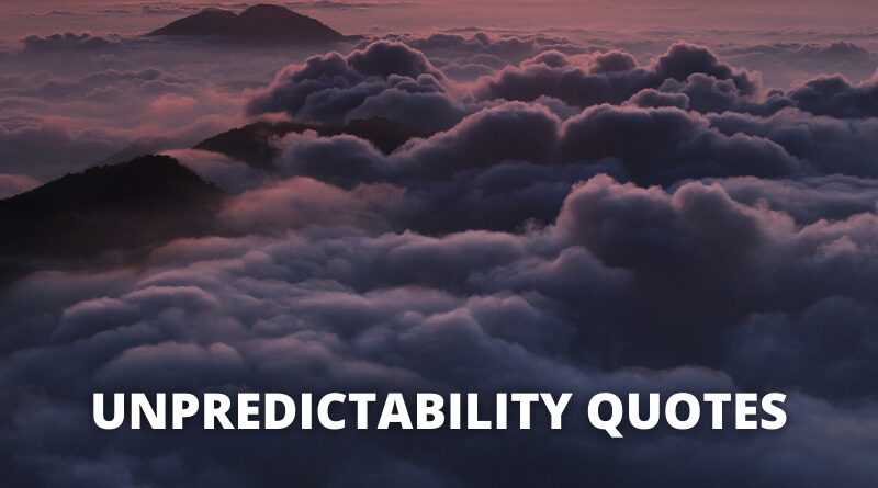Unpredictability quotes featured