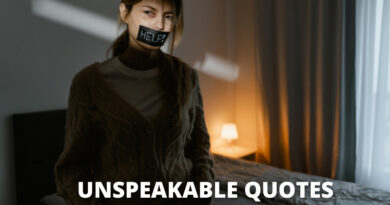 Unspeakable Quotes Featured