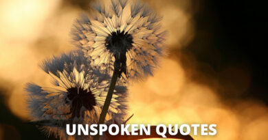 Unspoken quotes featured