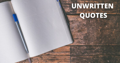 Unwritten quotes featured