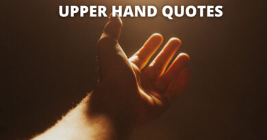 Upper hand quotes featured