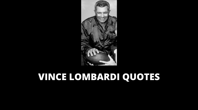 Vince Lombardi Quotes featured