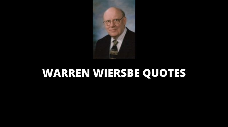 Warren Wiersbe Quotes